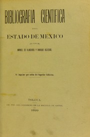 Cover of: Bibliografía científica del estado de México