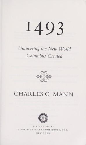 1493 by Charles C. Mann