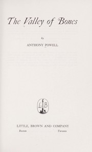 Cover of: The valley of bones by Anthony Powell