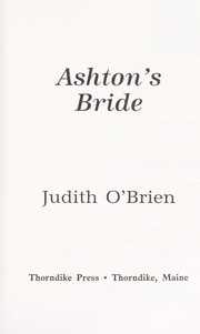 Cover of: Ashton's bride
