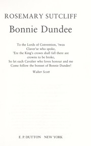 Cover of: Bonnie Dundee by Rosemary Sutcliff