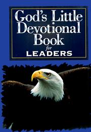 Cover of: God's little devotional book for leaders. by 