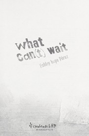 Cover of: What can't wait