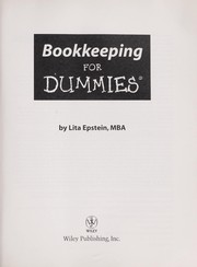 Cover of: Bookkeeping for dummies