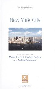 Cover of: The Rough guide to New York City