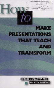 Cover of: How to make presentations that teach and transform