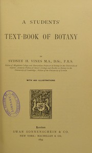 Cover of: A students' text-book of botany