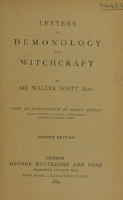 Cover of: Letters on demonology and witchcraft