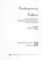 Cover of: Contemporary Authors, Vol. 28