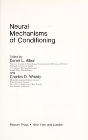 Cover of: Neural mechanisms of conditioning