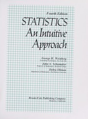 Cover of: Statistics : an intuitive approach