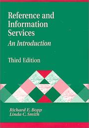 Reference and information services by Richard E. Bopp, Linda C. Smith