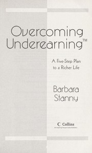 Cover of: Overcoming underearning : a five-step plan for a richer life by 