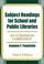 Cover of: Subject headings for school and public libraries