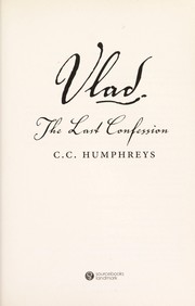 Cover of: Vlad: the last confession