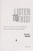 Cover of: Listen to this!