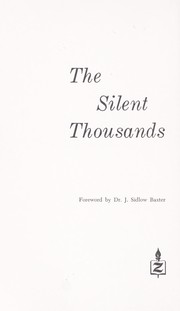 Cover of: The silent thousands suddenly speak!