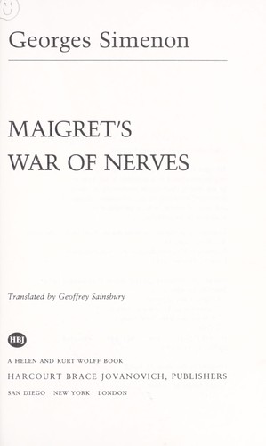 Maigret’s war of nerves