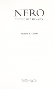 Cover of: Nero : the end of a dynasty