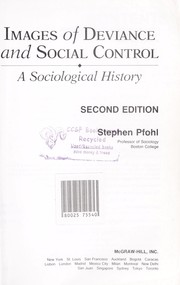 Cover of: Images of deviance and social control: a sociological history