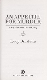 Cover of: An appetite for murder