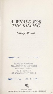 Cover of: A Whale for the Killing