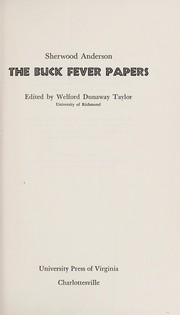 Cover of: The Buck Fever papers.