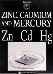 Cover of: Zinc, cadmium and mercury