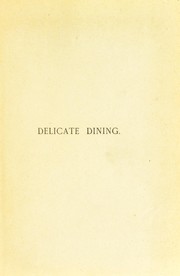 Cover of: Delicate dining