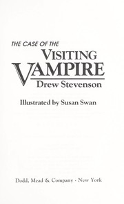 Cover of: The case of the visiting vampire