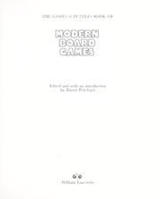 Cover of: The Games & puzzles book of modern board games