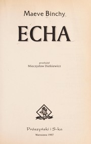 Cover of: Echa by Maeve Binchy