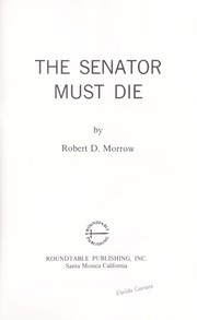 Cover of: The senator must die