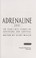 Cover of: Adrenaline 2001