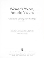Cover of: Women's voices, feminist visions by [edited by] Susan M. Shaw and Janet Lee.