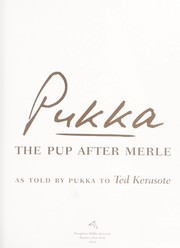 Cover of: Pukka : the pup after merle