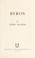 Cover of: Byron.