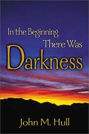 Cover of: In the Beginning There Was Darkness by John M. Hull
