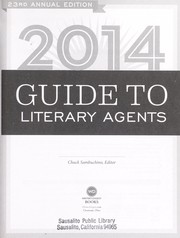 Cover of: 2014 guide to literary agents
