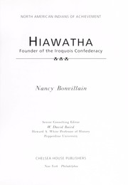 Hiawatha by Nancy Bonvillain, W. David Baird