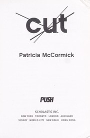 Cover of: Cut by Patricia McCormick