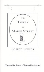 Cover of: The tavern on Maple Street