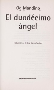 Cover of: El duode cimo angel