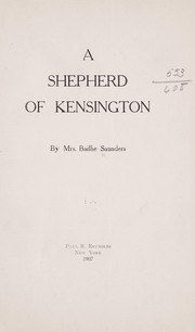 A shepherd of Kensington by Margaret Baillie-Saunders
