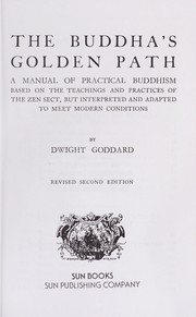Cover of: Buddha's Golden Path by Dwight Goddard