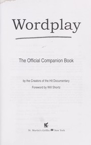 Cover of: Wordplay : the official companion book