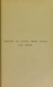 Cover of: Diseases of cattle, sheep, goats and swine