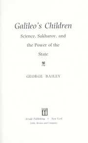 Galileo's children by George Bailey