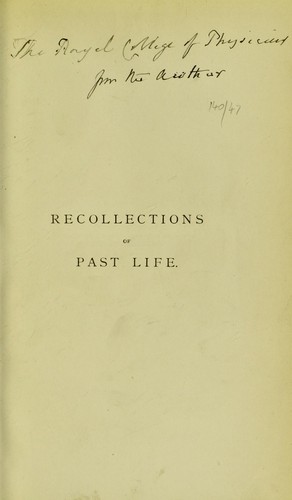 Recollections of past life