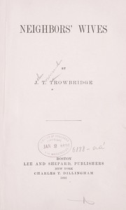 Cover of: Neighbors' wives